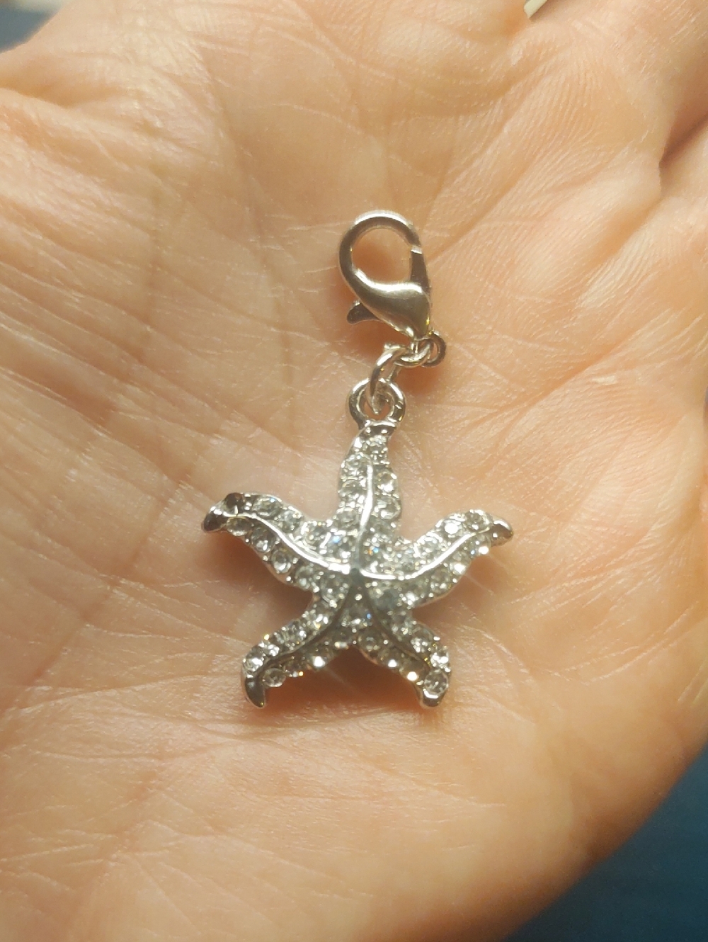 Sale!🔥 Swarovski Crystal Sea Star Starfish Charm/Pendant Pave Rhinestone - Picture 3 of 8